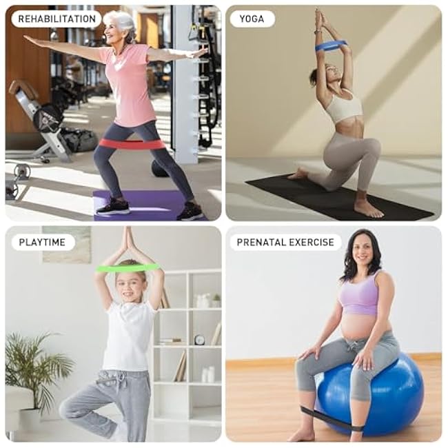 1PC Latex Elastic Band for Working Out, Resistance Band for Yoga, Pilates, Versatile Training Tool, Exercise for Legs, Arms, Back£¨Green, X-Light £©