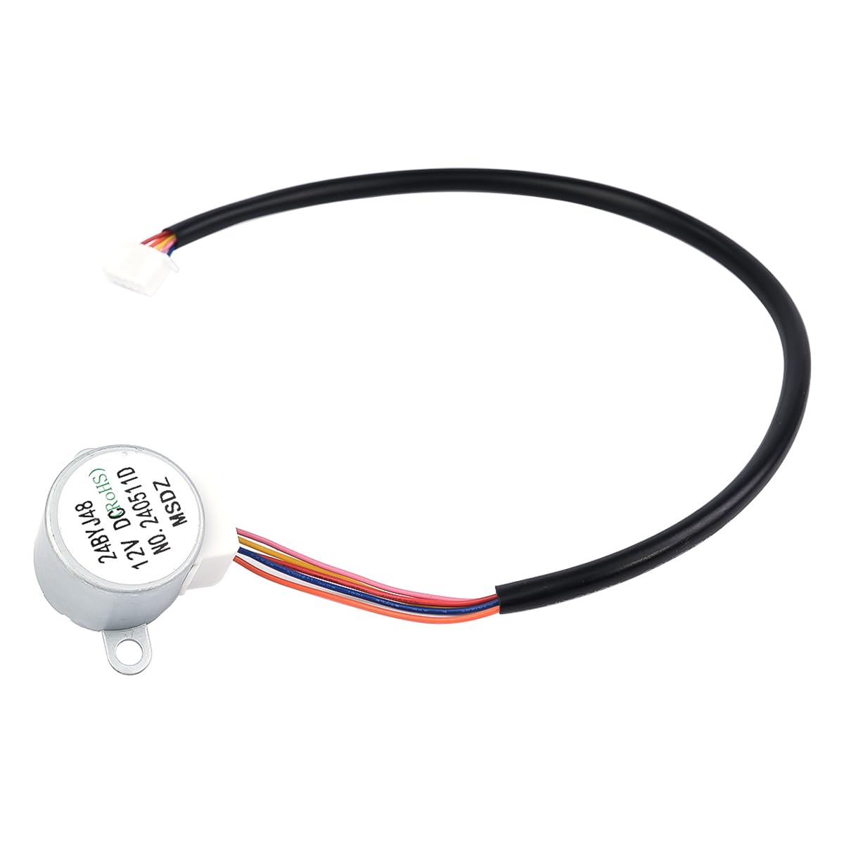 24BYJ48 - Moteur pas à pas à pas 12 V - Micro réducteur - Moteur pas à pas 4 phases - 5 fils - Climatisation - Moteur à ailes pivotantes