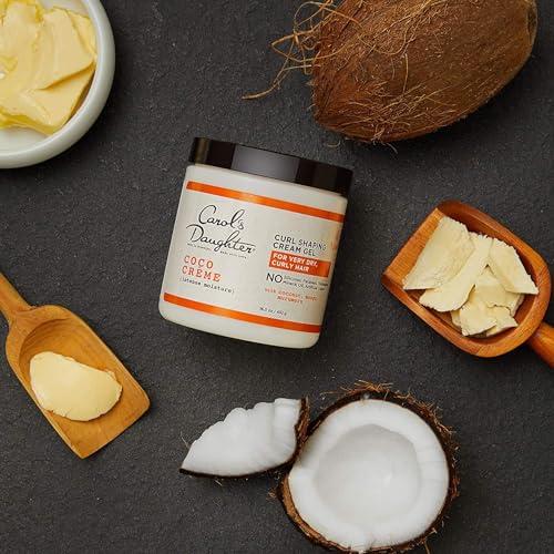 Carol's Daughter Coco Creme, Curl Shaping Cream Gel, with Coconut, Mango, and Murmuru, for very dry curly to frizzy hair - Image 4
