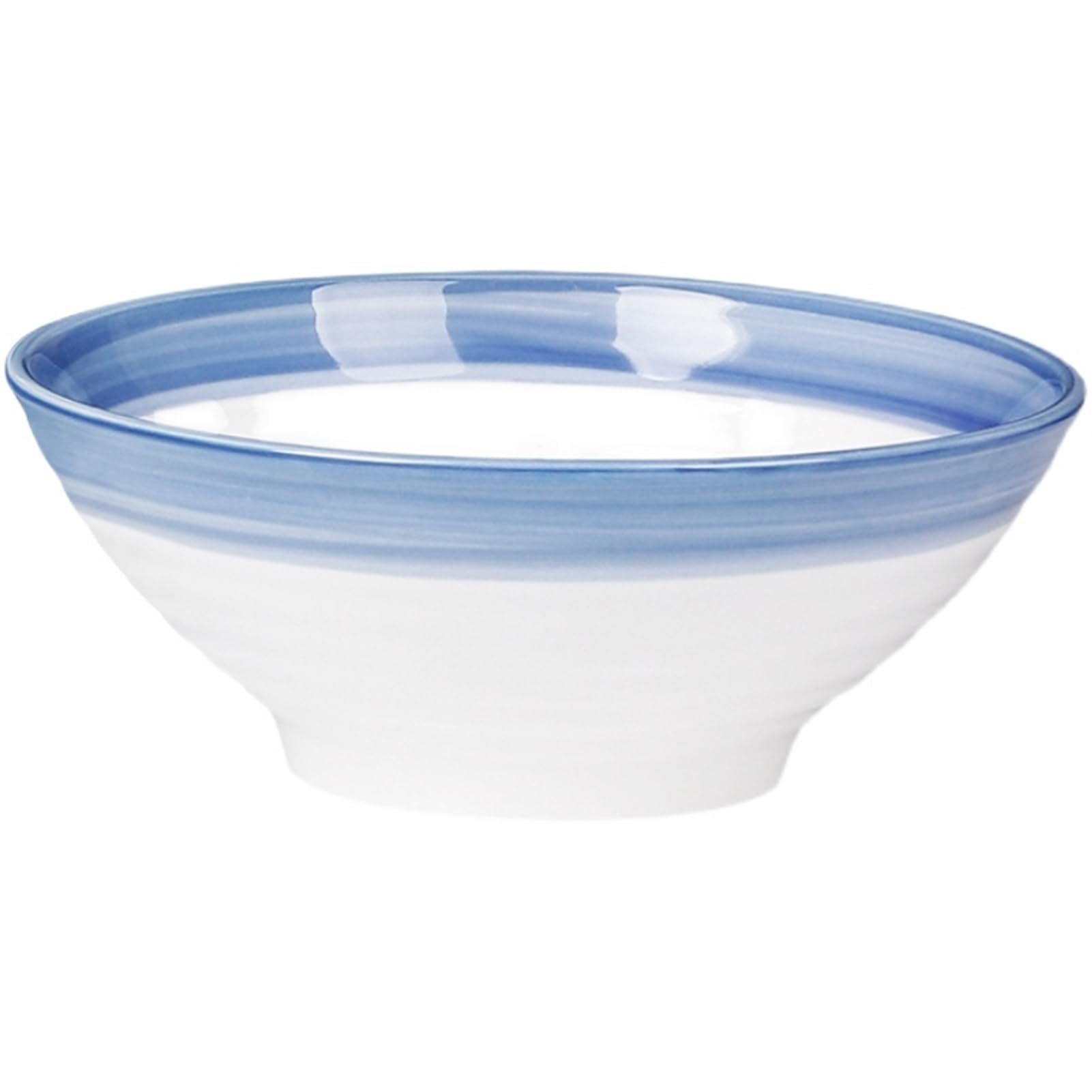 Japanese Porcelain Tableware Ramen Bowl, Vintage Large Soup Bowl for Ramen, Pho, Salad, Poke, Soup, Udo - 7.5in/9in, Light Blue and White (Size : 9in)