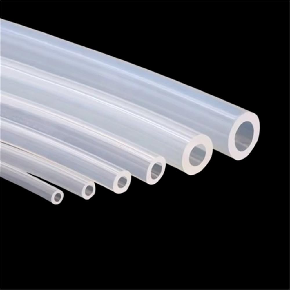 Tubo de silicona flexible de alta temperatura, Tamaños múltiples flexibles del tubo suave resistente da alta temperatura insípido de la manguera el 1M goma silicona(46 * 54mm)
