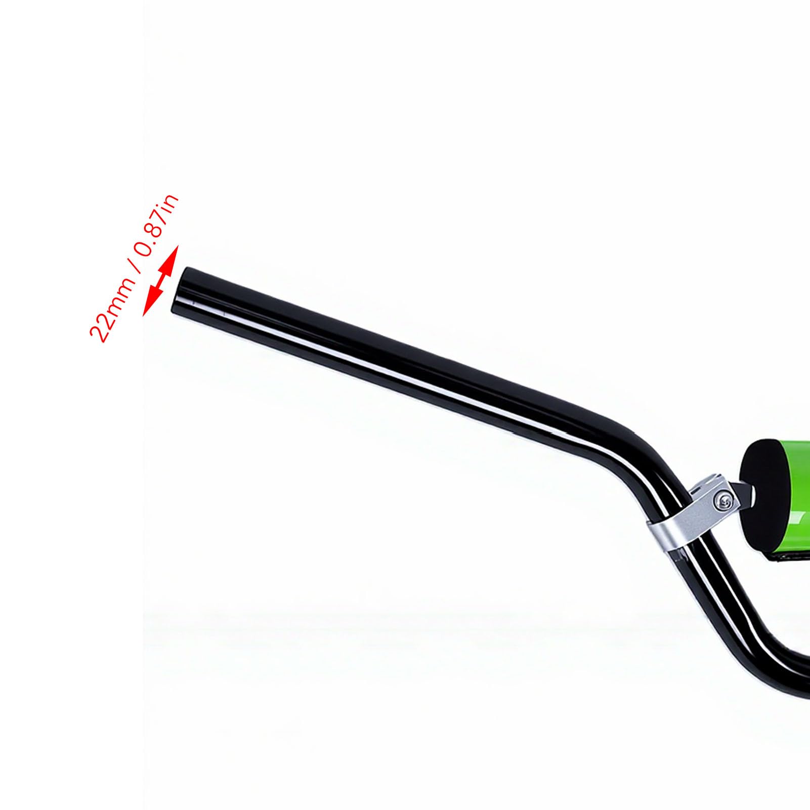 Generic Manubrio per Motocicletta in Metallo Alluminio Resistente da 22 Mm per Avventure Fuoristrada su Bici da Cross Elettriche