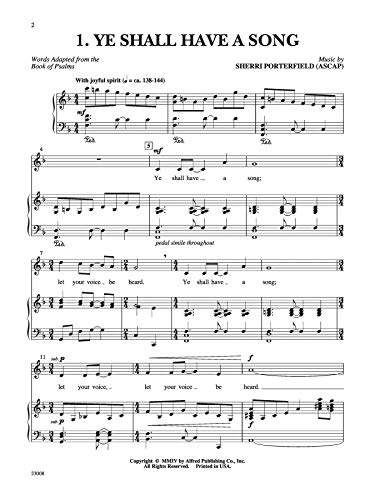 Ye Shall Have a Song: 13 Vocal Solos Featuring Famous Texts (Medium Low Voice), Book & CD - Image 3