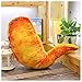 LPing Cuscino 3D Personalizzato,Cuscino di Simulazione,Cuscino Decorativo per la casa e Peluche Vivace,Pollo Fritto,Pesce,gamberetti,Calamari