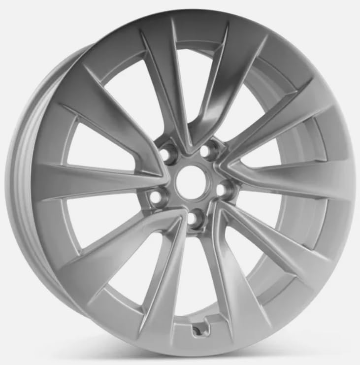 New 19" x 8.5" Replacement Wheel for Tesla Model 3 2017 2018 2019 2020 2021 Rim 95132, ALY95132U20N One piece (1)