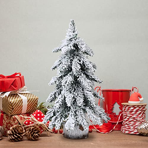 1pcsprelittabletopchristmastreesnowflockedchristmastreewithledlightswoodbaseminixmaspinetreefortabledeskhomechristmasdecor  Urban Country Home Decor 1 pcs prelit tabletop christmas tree snow flocked christmas tree with led lights wood base mini xmas pine tree for table desk home christmas decor  urban country home decor