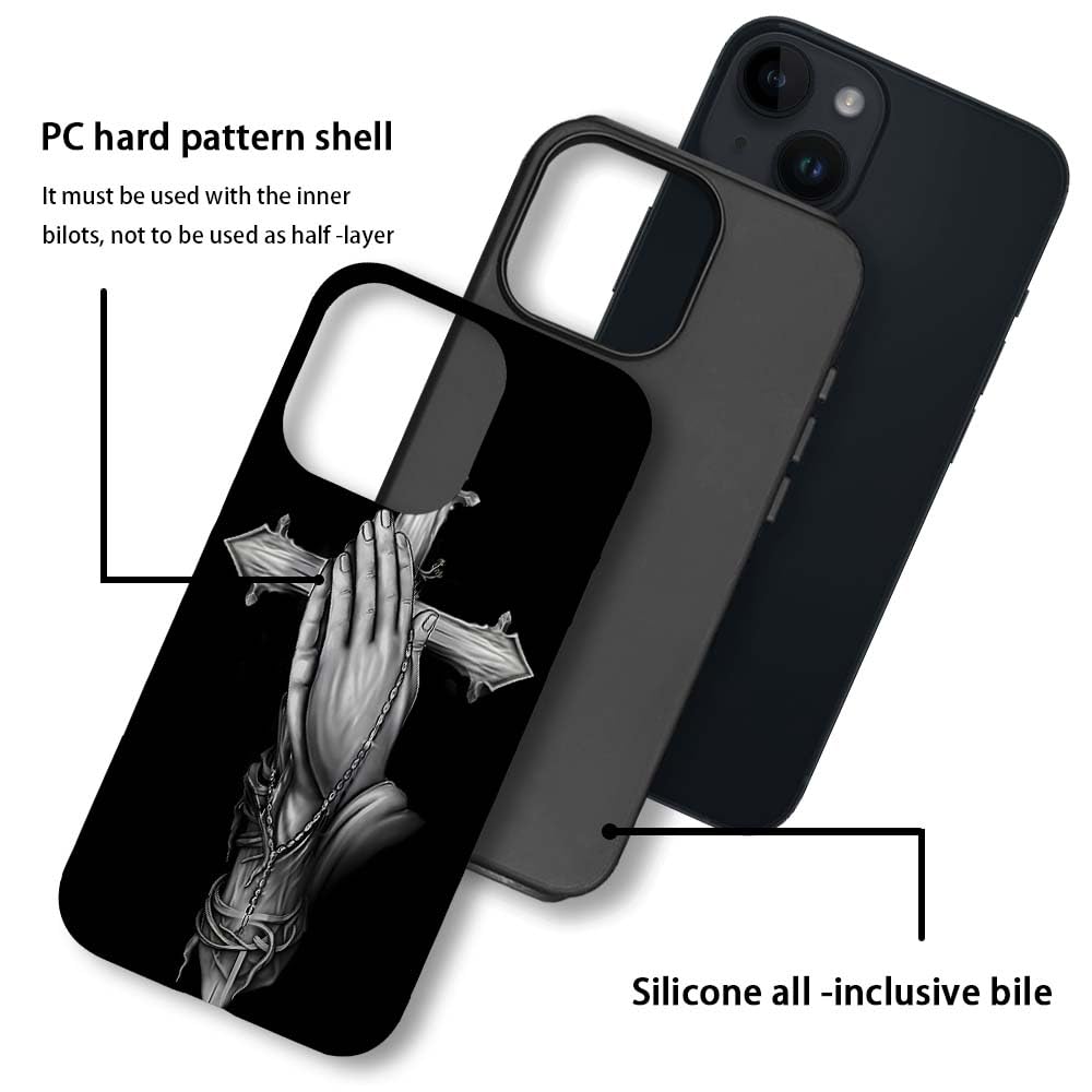 Amazon.com: SEized Case Compatible with for iPhone 14,Pray Hands