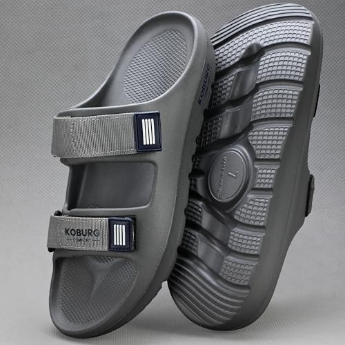 Image of KOBURG Nexa Sandals for Men| Stylish Trending | Comfortable | Super soft | Lightweight | EVA Sole | Casual Sandals | Slippers | Flip Flops for Men KF-464