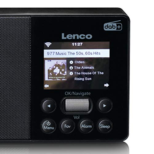 Lenco PIR-510 draagbare internetradio - DAB+ en FM-radio - Spotify Connect - WLAN - USB speler en lader - 2,4" TFT LCD - 2 Watt RMS - geïntegreerde accu met 2200 mAh - 3,5 mm aansluiting - zwart - Image 6