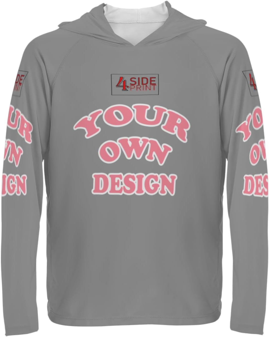 Custom Sun Protection Hoodie Shirt for Men Personalized Lightweight Hoodie with Logo Text Picture Long Sleeve T-Shirts - Image 5