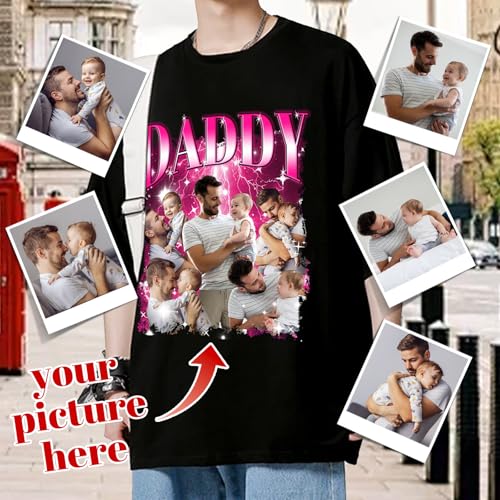 Personalized T Shirts Custom T Shirts for Girlfriend Boyfriend Custom Face Tshirt Vintage Graphic Shirt Funny Gifts2