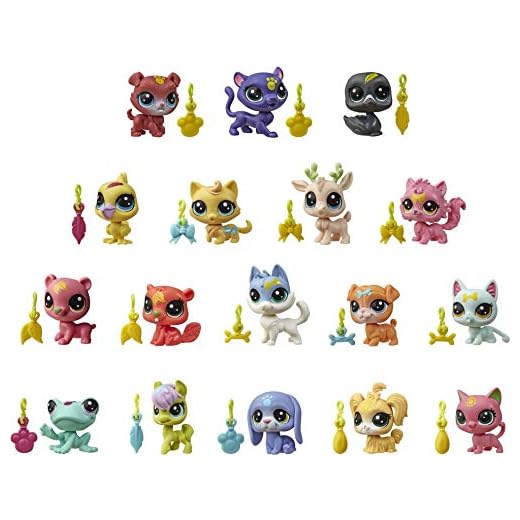 Littlest Pet Shop Lucky Pets Fortune Cookie Surprise Pet Toy, 150+ to Collect, Ages 4 & Up, Brown