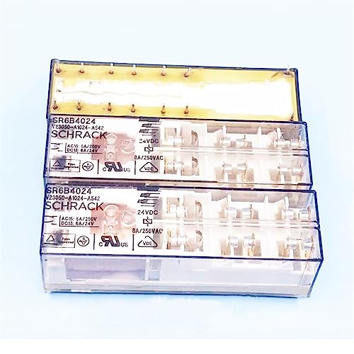 Relais SR6B4024 24V CC 8A à 14 broches pour circuits de sécurité imprimés