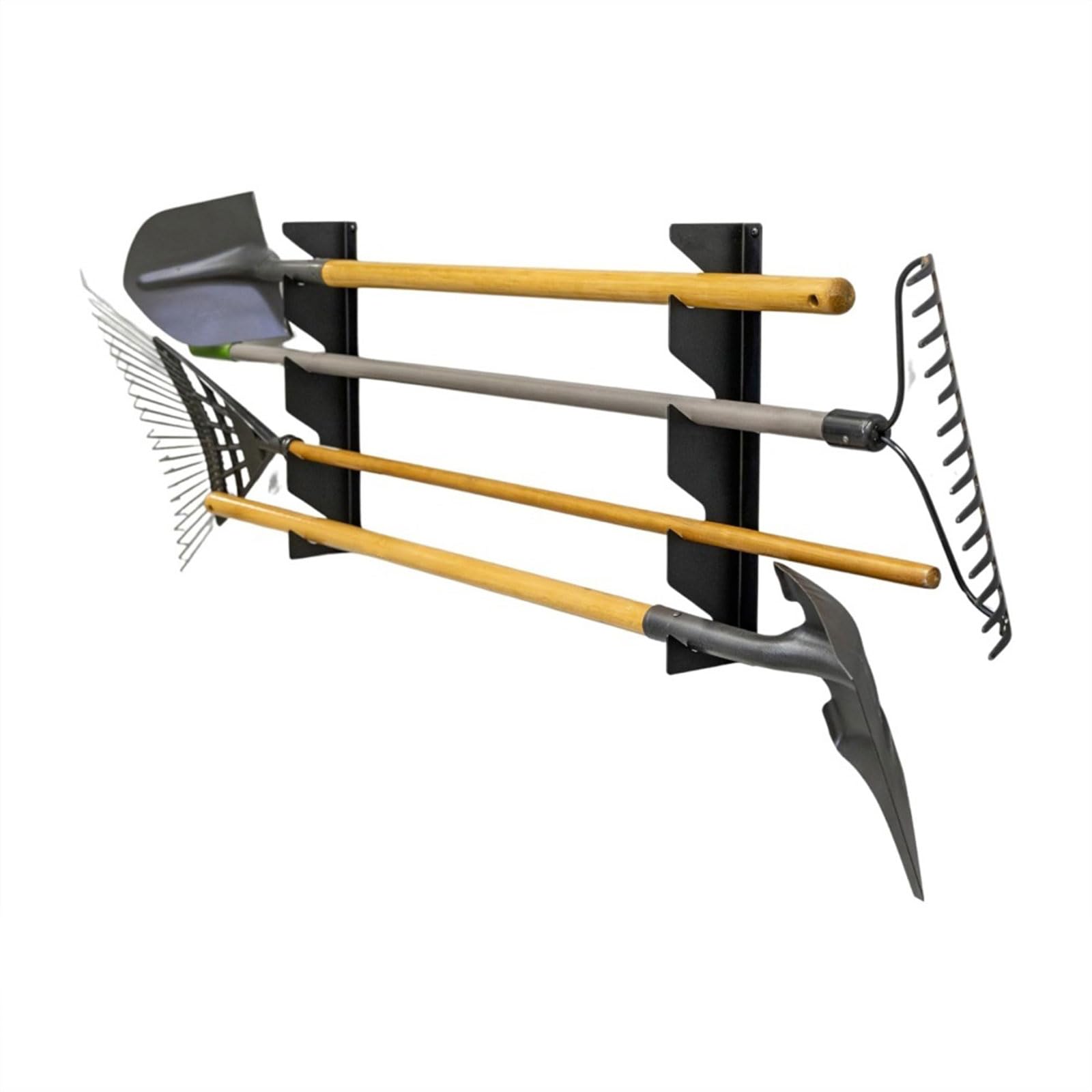 Robusti organizer da garage per attrezzi in ferro massiccio mensole per attrezzature da giardino pala rastrelli scope