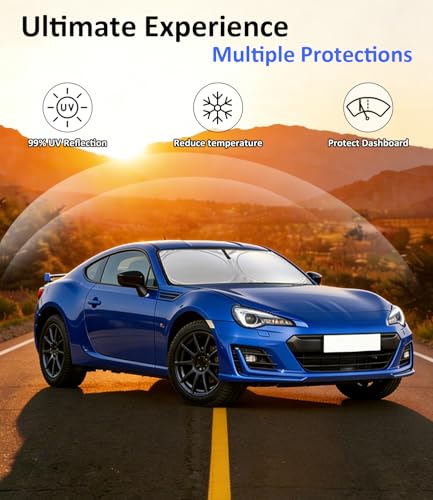 Image of Sun Shade for 2017-2021 Toyota 86, 2022-2023 GR86, 2013-2023 BRZ