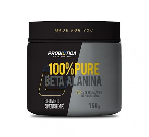 BETA ALANINA 100% Pura - 150g - Probiótica - Massa Muscular