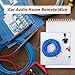 S SYDIEN 18 Gauge Wire 18 awg Stranded Wire PVC Cord Copper Cable 5M/16.4Ft Single Core Flexible Extension Power Cord Remote Wires for Amp Auto with Connection Terminals & Push-Pull Switch