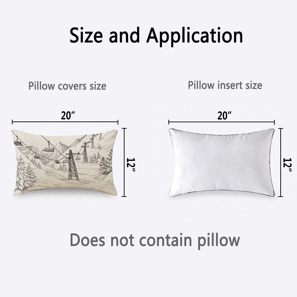 TKS MITLAN Housse De Coussin En Lin Pour Canapé, Lit, Voiture, 30