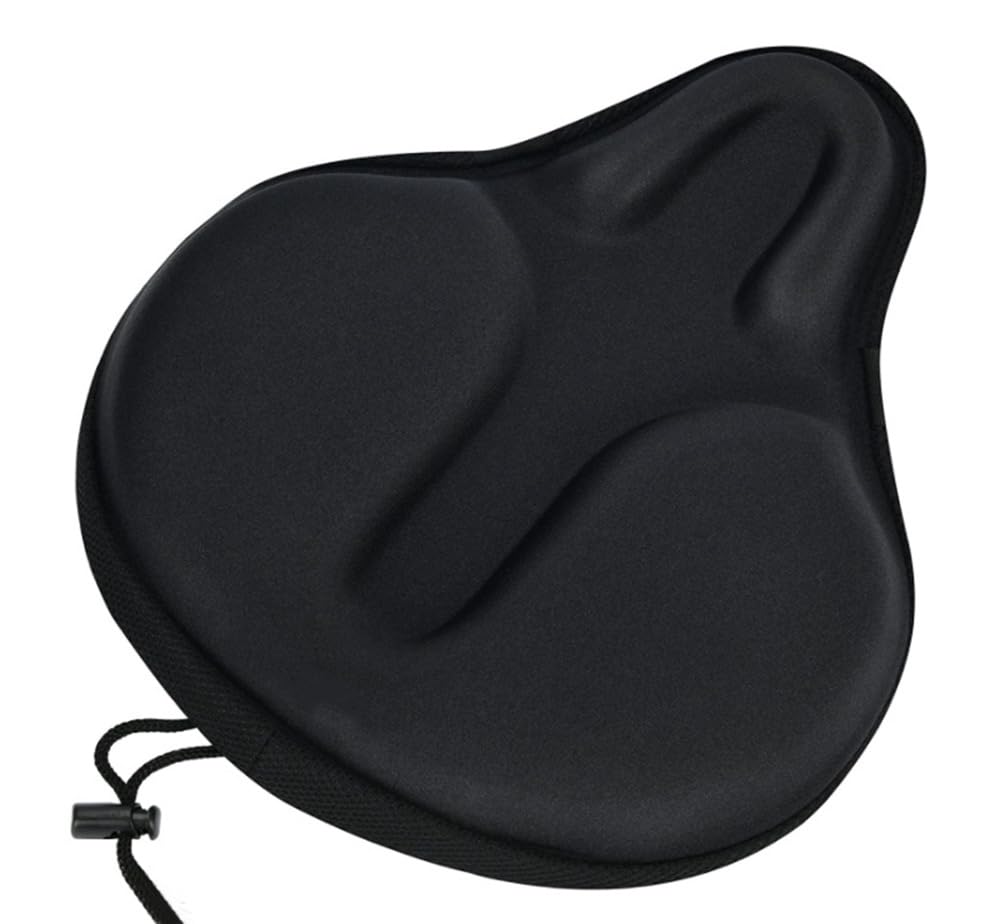 Roysmart Comfortable Bicycle Saddle Men & Women, Extra Wide Soft Gel Bicycle Saddle