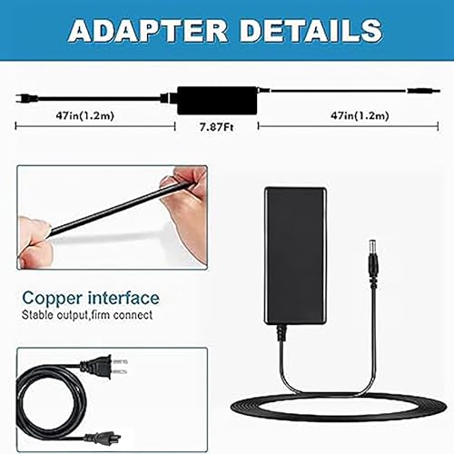 Rsqqact 65W 18.5V 3.5A Adapter for HP Pavilion Slimline 400 500 PC Series 400-314 720789-001 Desktop PC TPC-CA54 TPC-LA54 666264-002 666264-003 UltraSlim Dock 260 G1 260G1 DM 260G2 DM 260 G2DC