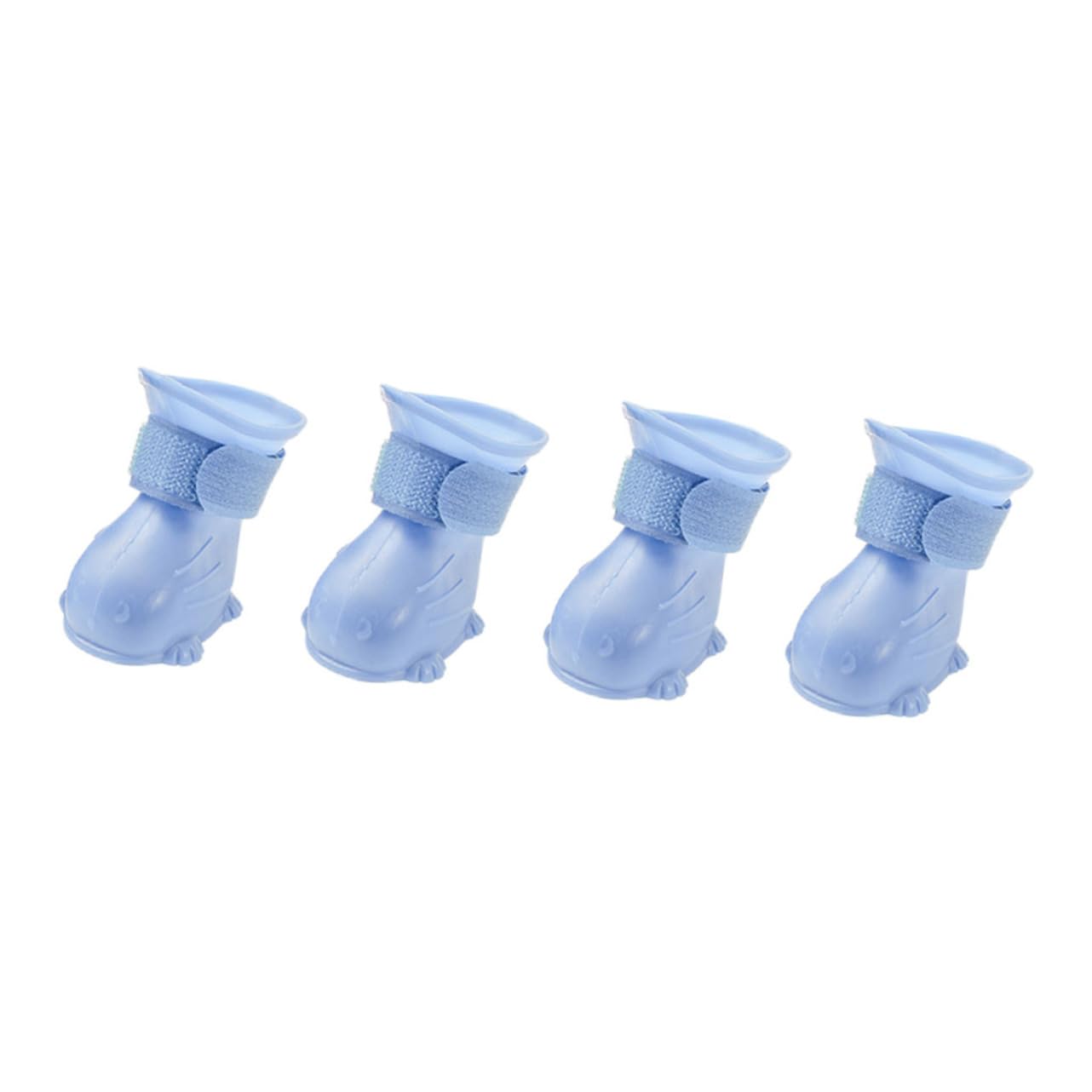 VANZACK 4Pcs Dog Rain Boots Thickened Slip Puppy Shoes for Outdoor Activities Durable and Comfortable Pet Supplies