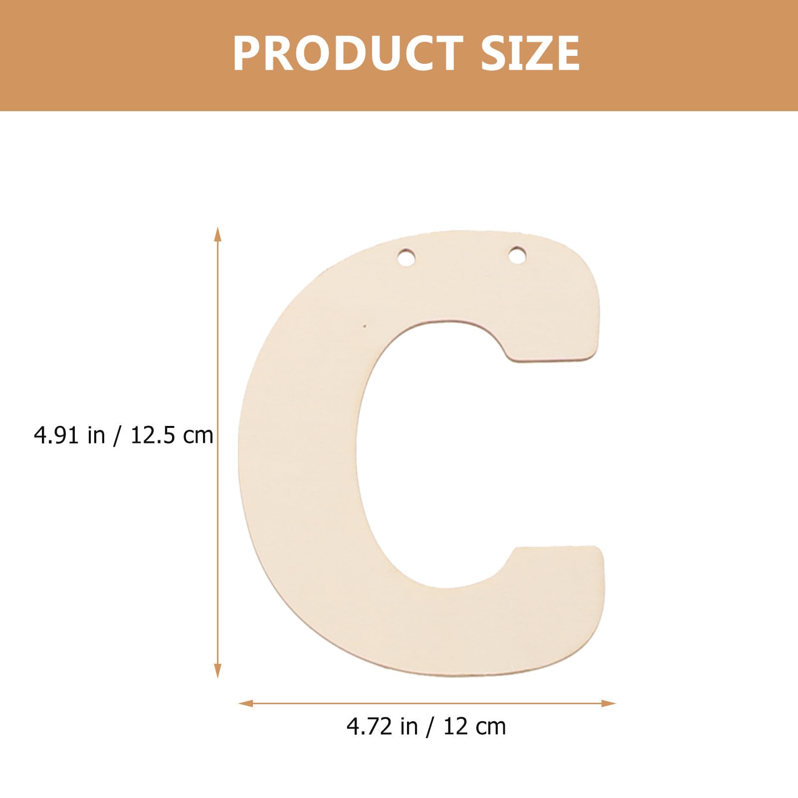 GLEAVI 66 Piezas Letras Decorativas de Madera para Manualidades Letra Beige de Madera para Carteles y Placas para Estudiantes DIY