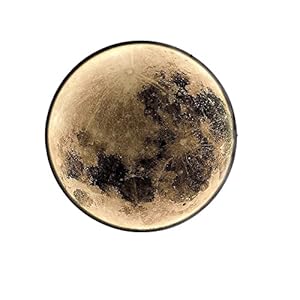 LED Moon Wall Light Dimmable Wall Lamp with Remote Control App Night Light Mode, Wall Lights Wall Lighting Interior Wall Light Lighting Modern for Living Room Bedroom Children’s Room Staircase