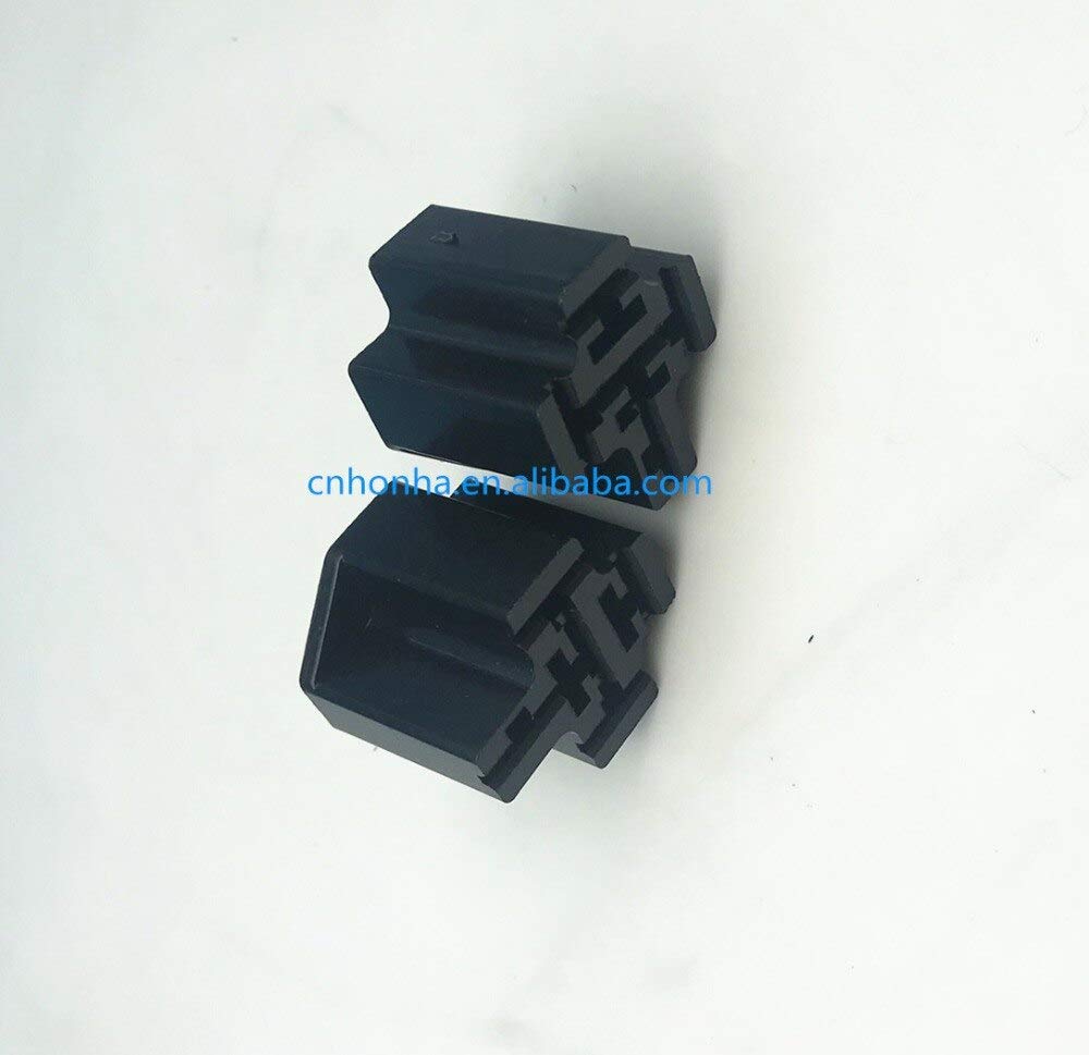 Davitu Cables, Adapters & Sockets - 100pcs/lot 5 Pin Auto Relay Connector Socket with 5 x 6.3mm Terminals Car Truck Vehicle Relay Case Holder DC 12v