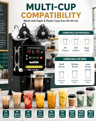 Commercial Bubble Tea Sealing Machine