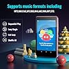 Lecteur MP3 pour Enfants avec Spotify, Audible, Amazon Music, Libby, Lecteur Musical pour Enfants avec écran IPS de 4,0 Pouces, capacité allant jusqu'à 512 Go (Rose)