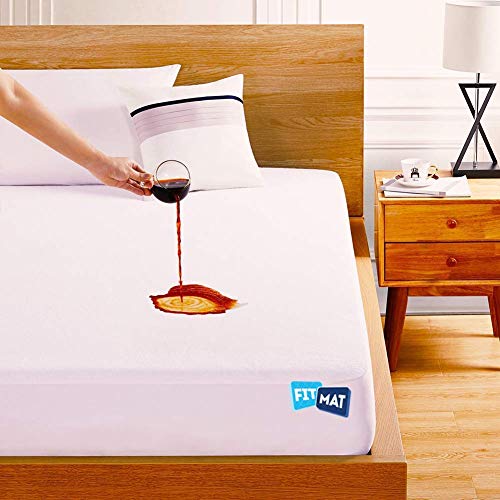 Image of Fitmat Orthopedic Memory Foam Mattress Topper for King, Queen Size Bed |Super Soft Made Memory Foam|Back Pain Relief| Easy to Use | Sleep Improvement (72x75-P)