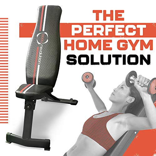 Body Revolution Instelbare halterbank met 6 standen, work-outuitrusting, schuine en platte instelling, krachttraining, multi-fitness homegym, platte bank - Image 5
