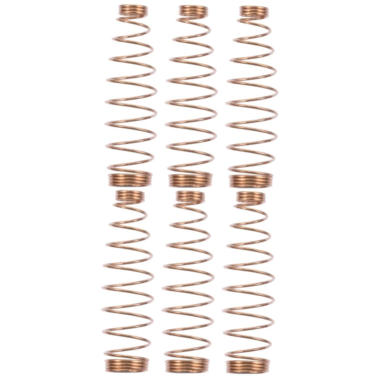 Lot De 70 Ressorts D'étouffoir Pour Piano Vertical | Pièces De Remplacement En Laiton Doré (6x0.5 Cm)