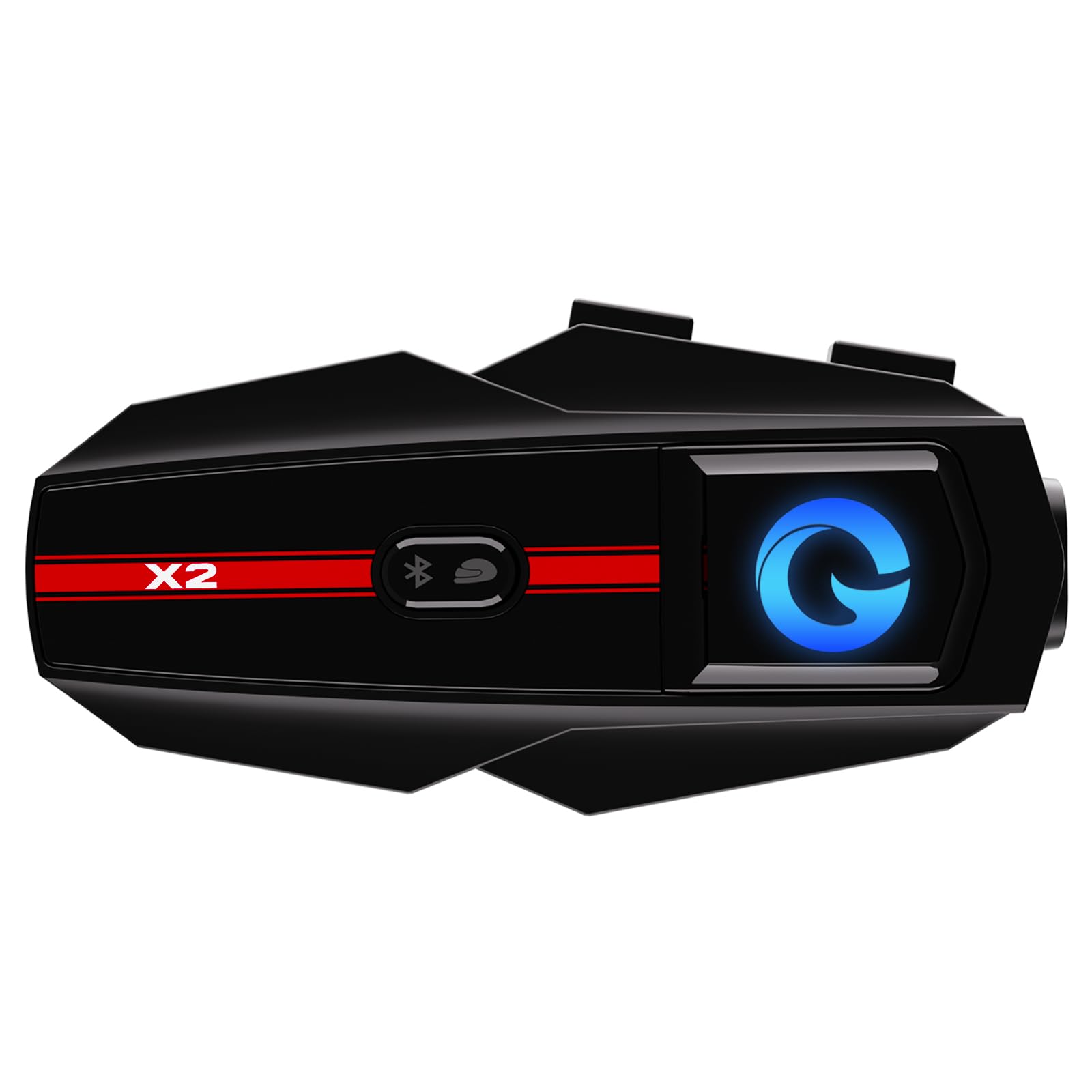 X2 Moto Intercomunicador Bluetooth Casco Auriculares para 2 Motociclistas con alcance de 1000 m, Casco de Moto Auriculares con 40 mm Hi-Fi, Audio Multitarea, Compartir música