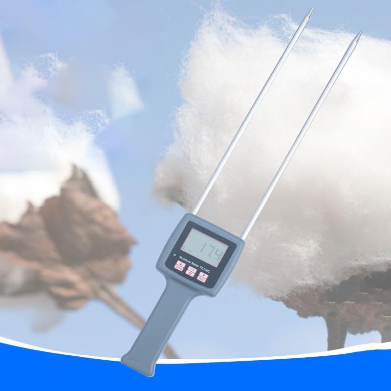 Image of LABART TK100C Cotton Moisture Meter for Measure Moisture Content of Cotton, Range 5%-40%