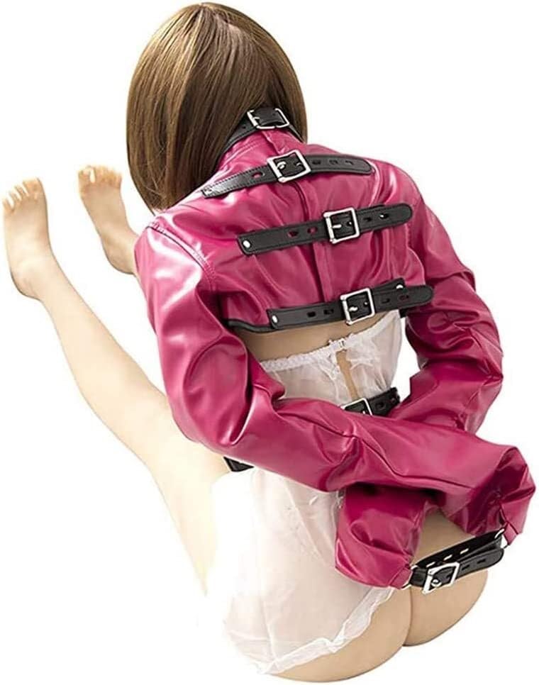 Costumes de corps en latex rose et vêtements fétiches kinky pour jeux de rôle
