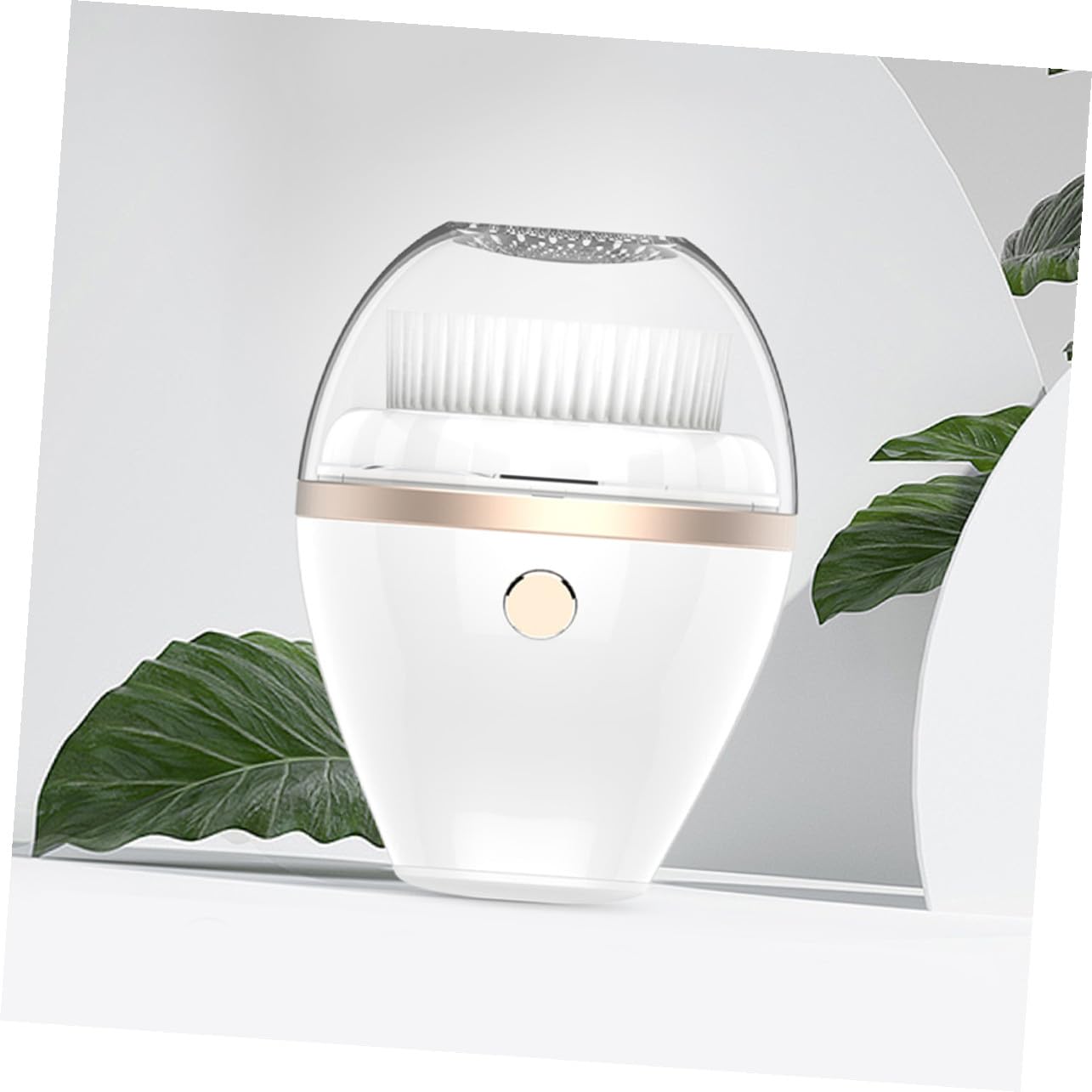 Cepillo Eléctrico de Limpieza Facial Sónico Cabezal de Silicona, 300mah, Material Abs y Electrochapado para Cuidado Profundo y Minimización de Imperfecciones