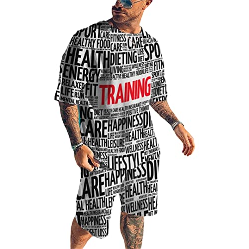 Ensemble t-shirt et short de sport idéal pour vos entraînements d'été et moments détente