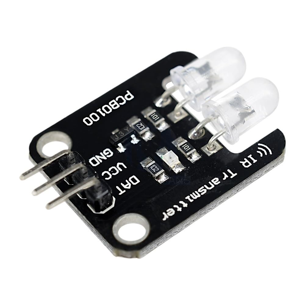 Blocs de construction électroniques à 2 canaux Module émetteur infrarouge bidirectionnel Transmetteur IR for carte Arduino 2CH