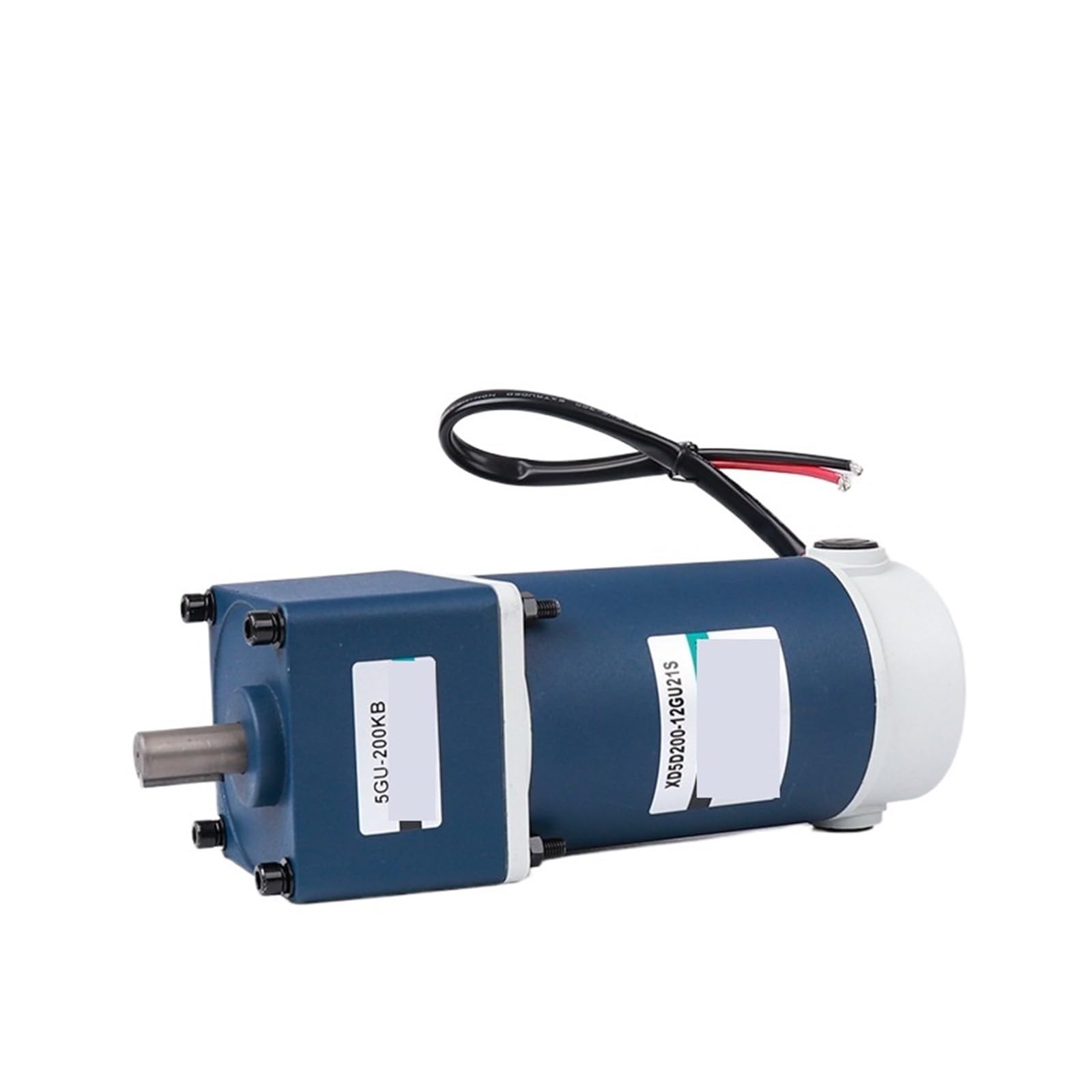 Getriebemotor 200 W 12 V 24, einstellbare Geschwindigkeit, kleiner langsamer Motor, mechanische Ausrüstung (200 W Motor, 24 V, 20 U/min)
