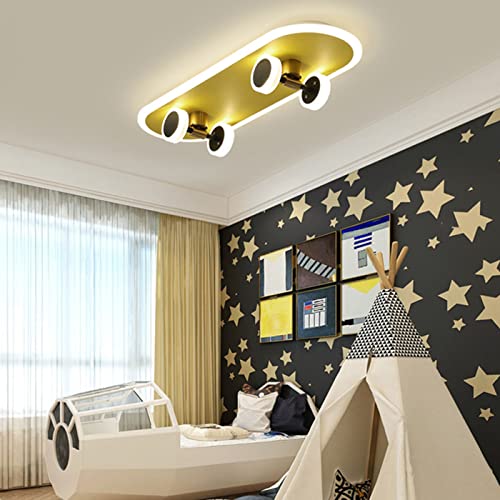 Plafond LED chambre enfant dimmable avec télécommande pour luminaire moderne - 4