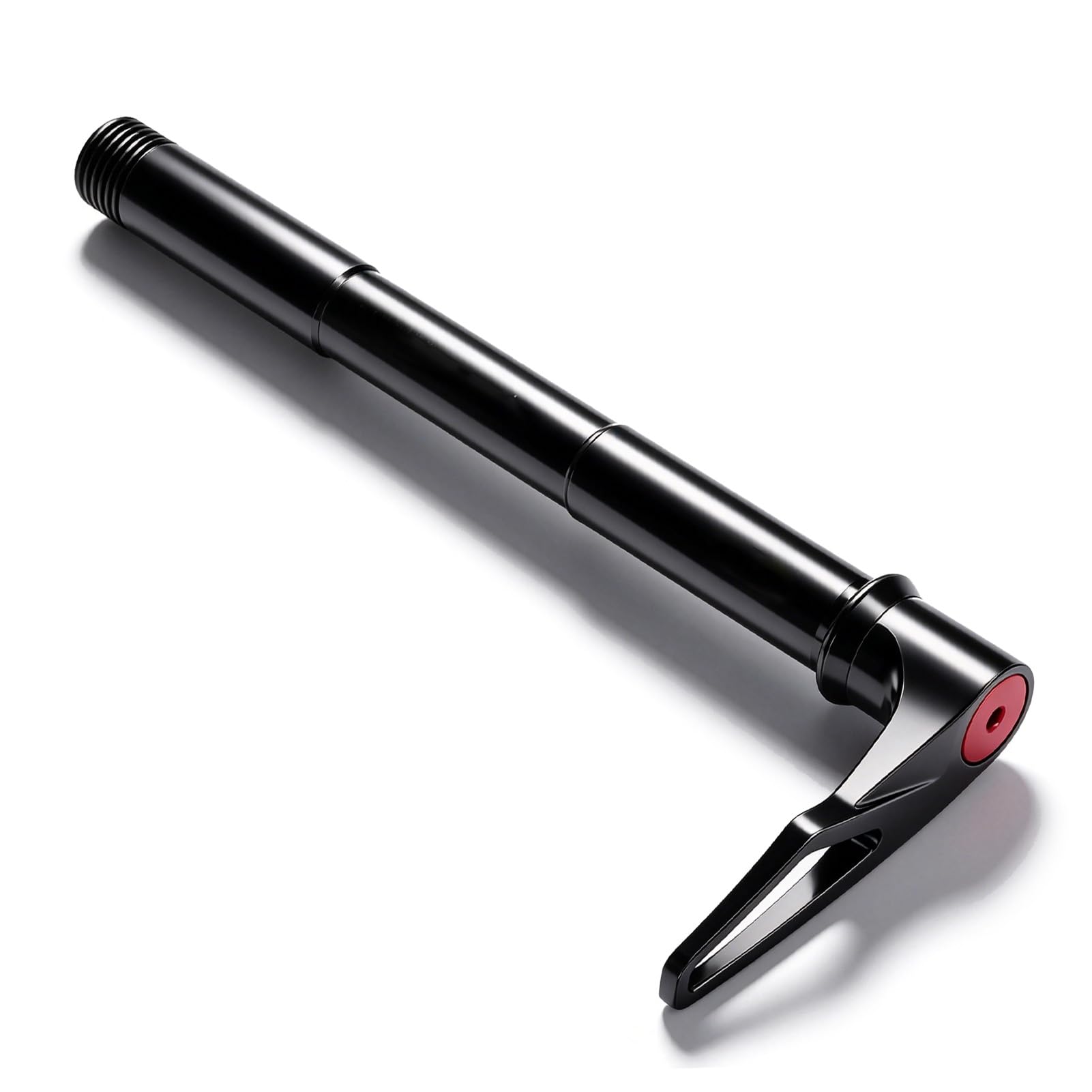equlup Quick Release Thru Axle, M15x1.5 Thread Bikes Front Thru Axle Skewer with Adjustable Revolve Handle Lightweight Aluminium Hub Adapters Axles for Rockshox Front Fork Shaft Lever (L:148mm