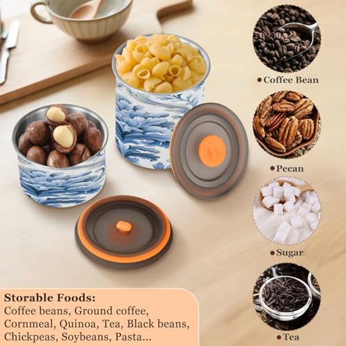 Contenedor hermético de acero inoxidable para café 30oz miniatura 5