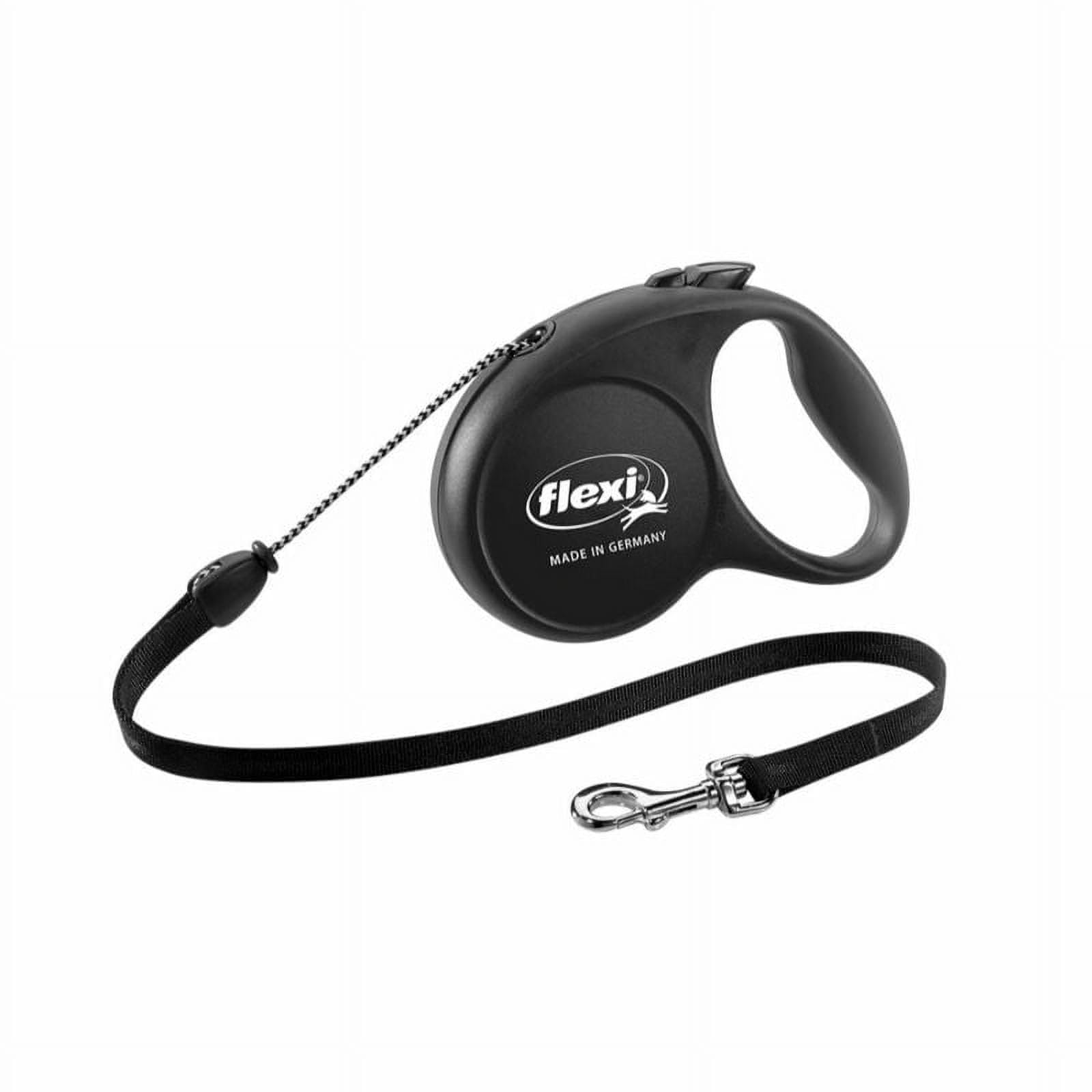 FLEXI Fun - Correa retráctil para Perro, tamaño Mediano, Color Negro