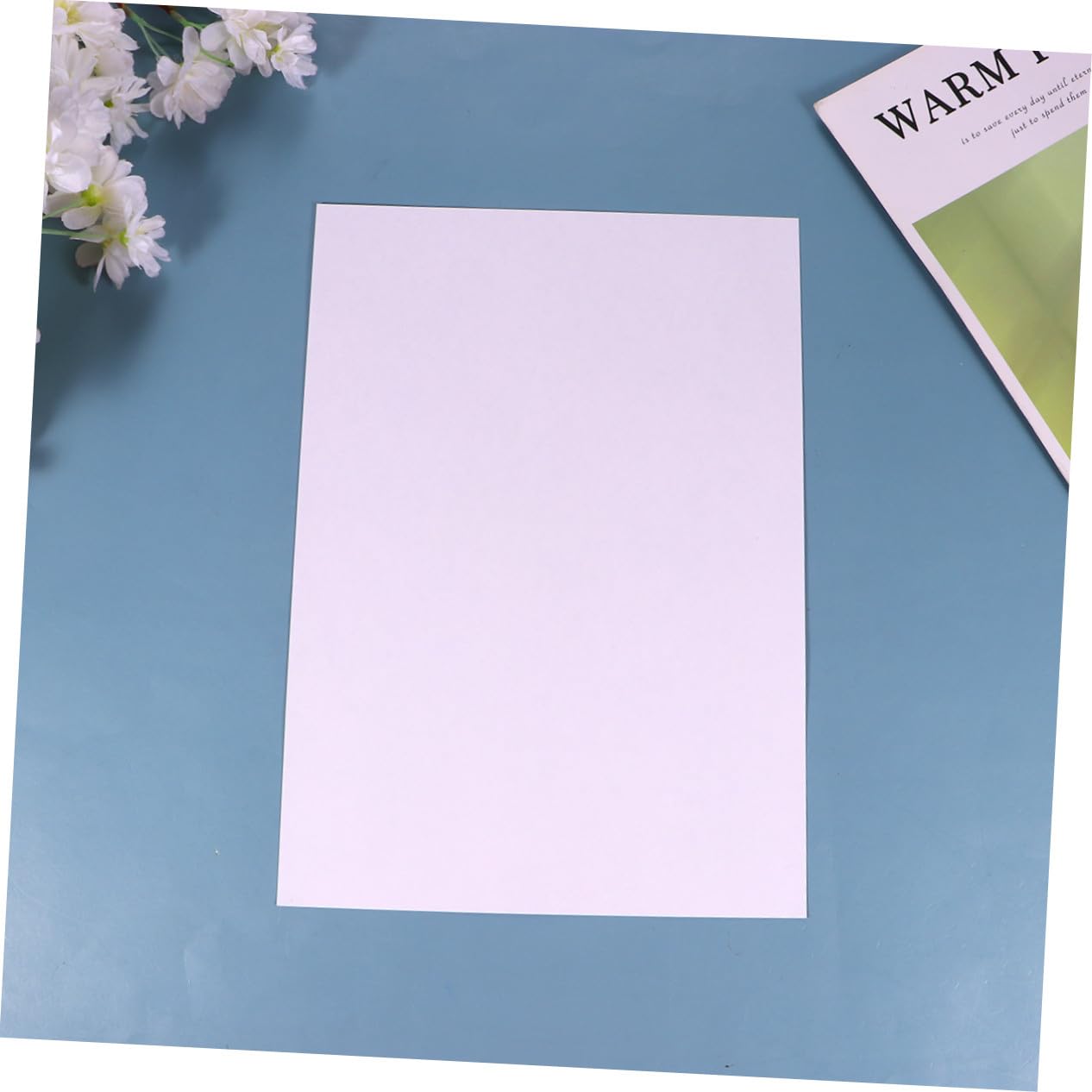 UTHCLO 100 Blatt Trennpapier Doppelseitig Weißes Anti haft Isolation Papier für Handarbeit Scrapbooking Bürobedarf