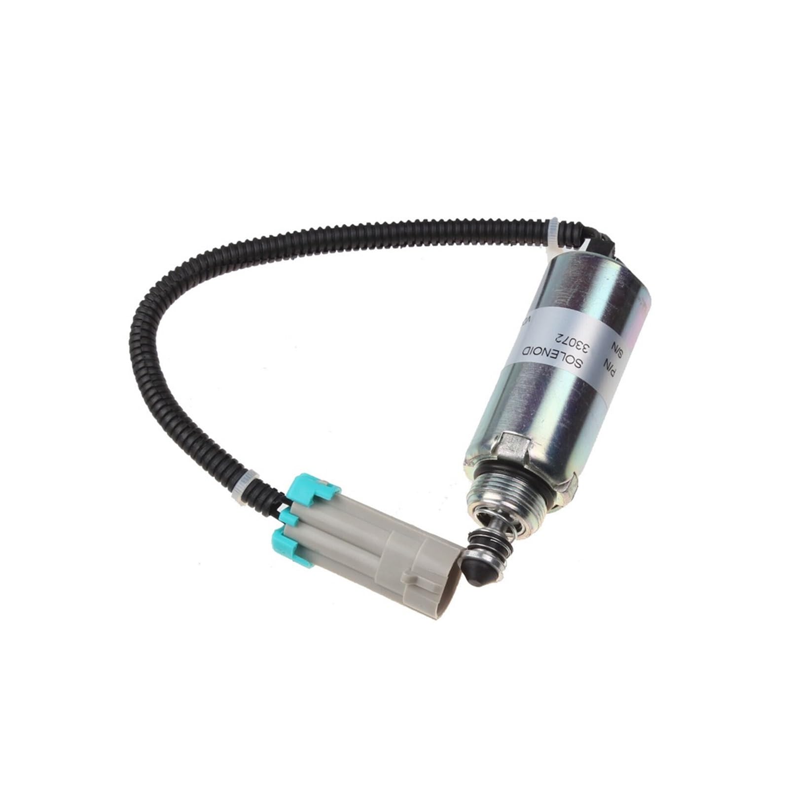 Solenoide de corte de combustible Solenoide de cierre de combustible con válvula magnética 33072-2088, compatible con Chevy 6.5L DS Diesel (1994-2002)