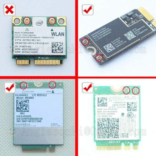 TREADALT-TEC Bluetooth WiFi Antenna MHF4 IPEX - Belső Hálózati Adapter Intel 7260/8260/9260/AX200 M.2 Kártyákhoz - Laptop PC Kompatibilis
