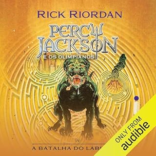 A batalha do labirinto Audiolivro Por Rick Riordan capa
