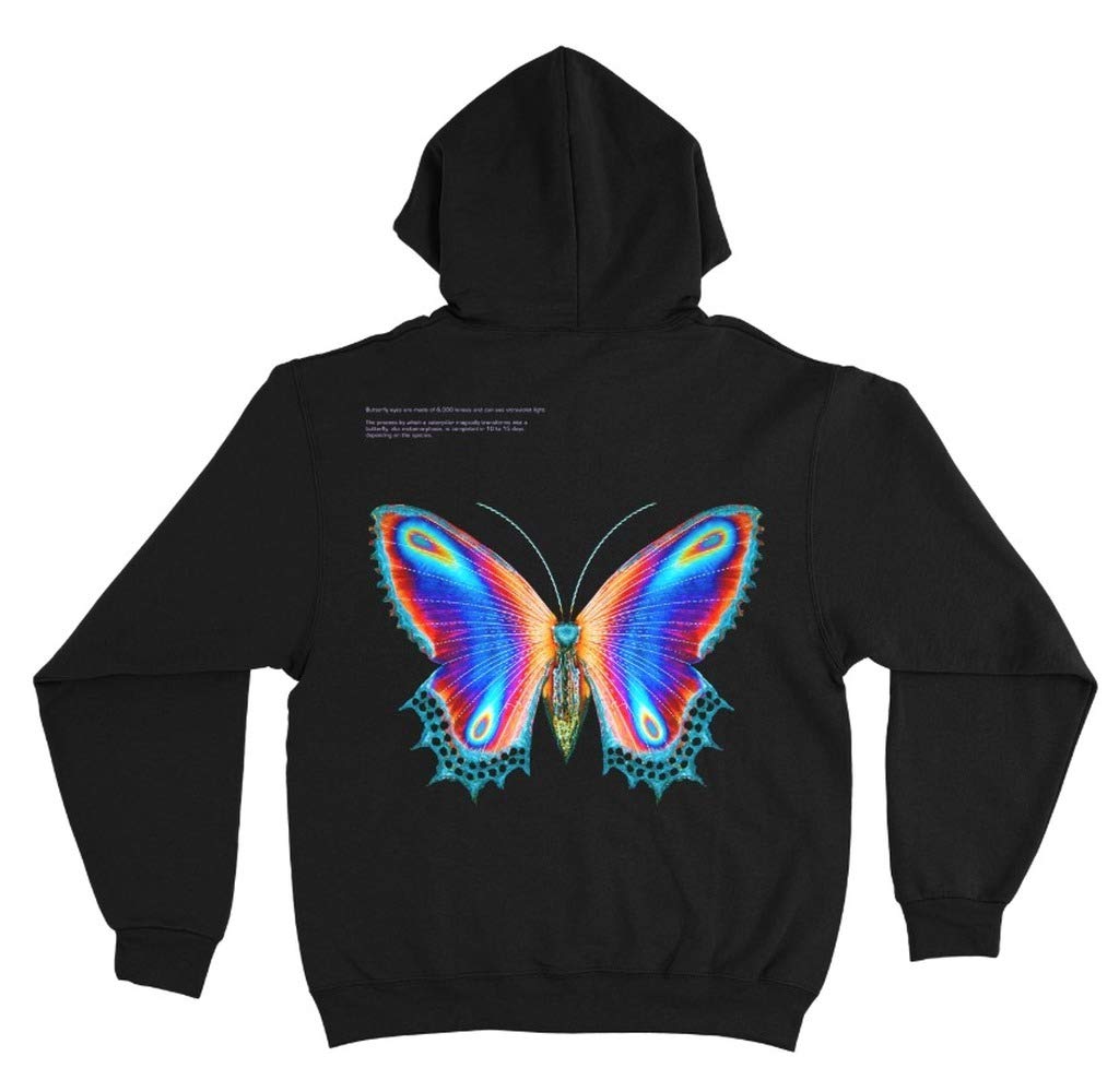 WAWNI Halsey Multicolor Butterfly Hoodie Digital Album Hoodies Sweatshirt Pullover Harajuku Streetwear Fans Clothes