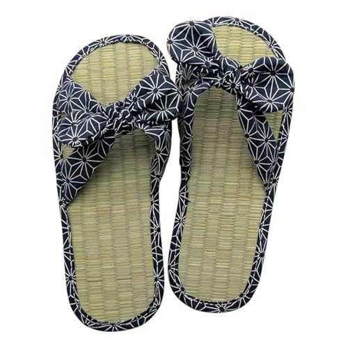 Slides Flip-flops Lightweight Comfortable EVA Moisture Absorbent Breathable Uneven Knots Practical Open Toe Sandals for Yard, 25.3cm4